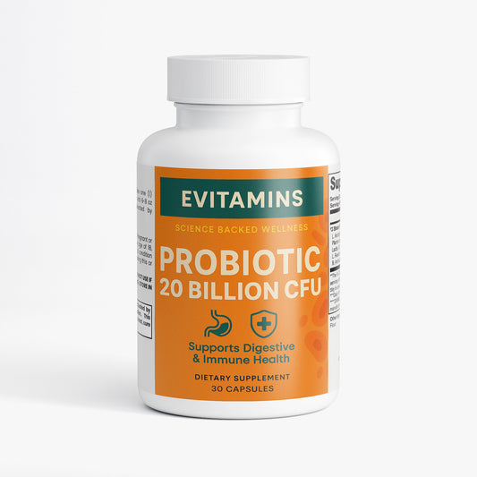 🌱 Probiotic 20 Billion CFU – Digestive & Immune Support