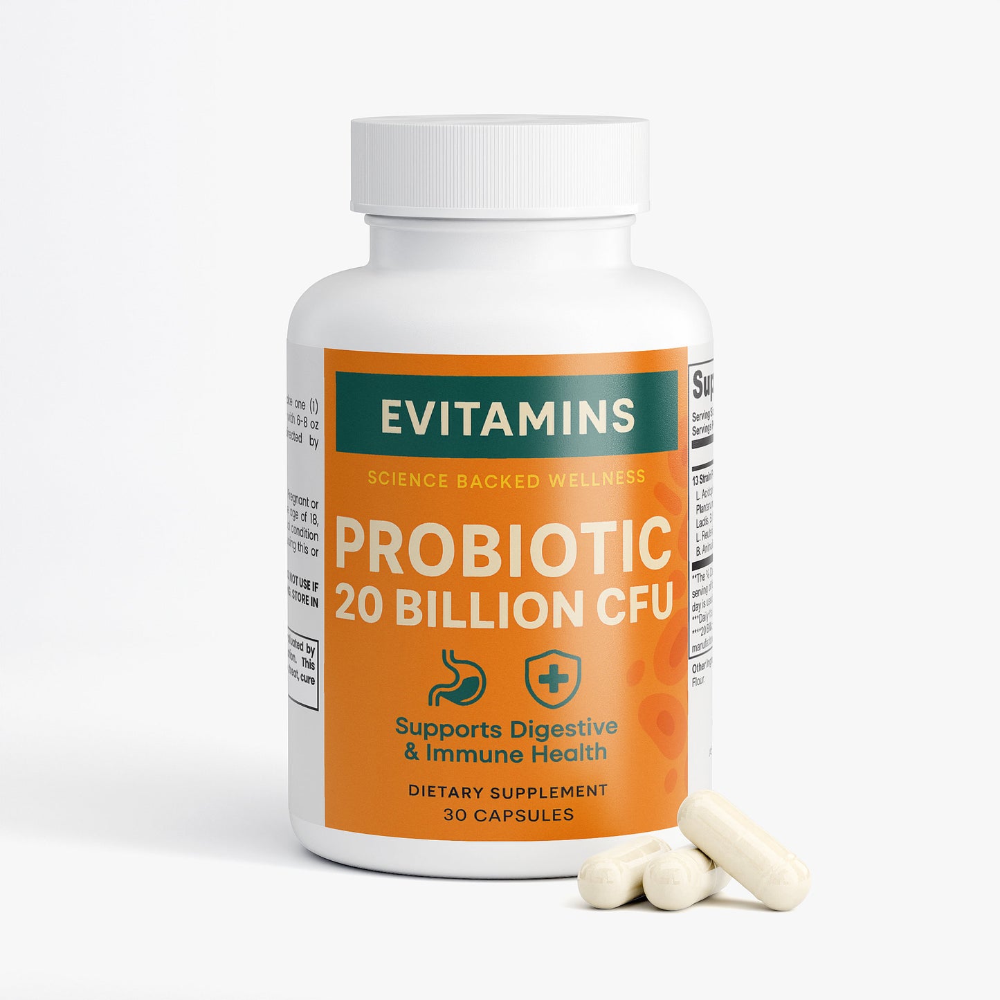 🌱 Probiotic 20 Billion CFU – Digestive & Immune Support