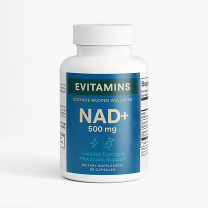 ⚡ NAD+ 500mg with Quercetin & Resveratrol