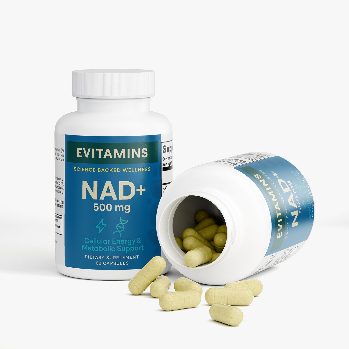 ⚡ NAD+ 500mg with Quercetin & Resveratrol
