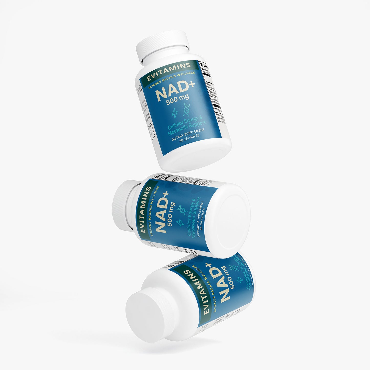 ⚡ NAD+ 500mg with Quercetin & Resveratrol