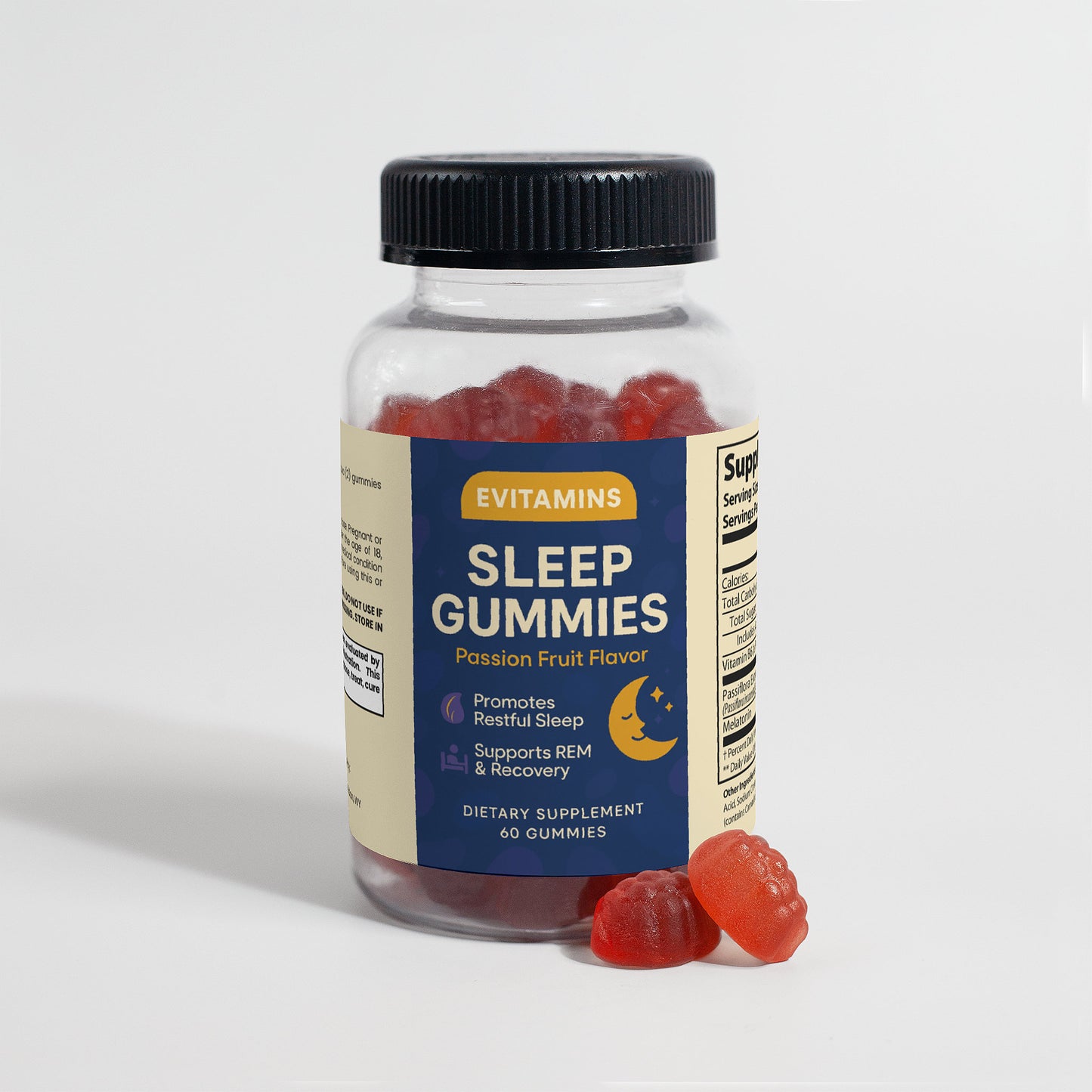 🌙 Sleep Well Gummies – Passion Fruit Flavor