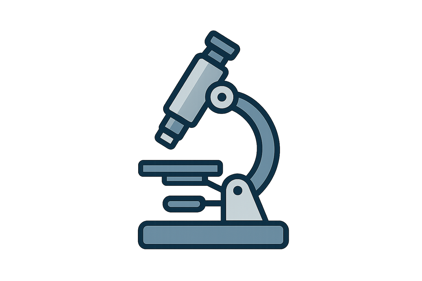 une icône “microscope / science”.